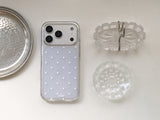 LACE DOT WHITE Jellyhard Case