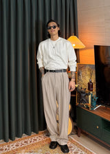 Men's カシミアウォッシャブルラウンドニット 20COLOR