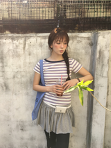 YWD ストライプエコバッグ (3color)
