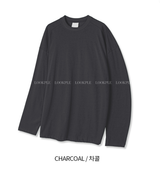  Logane USA Supima cotton overfit long sleeve tee