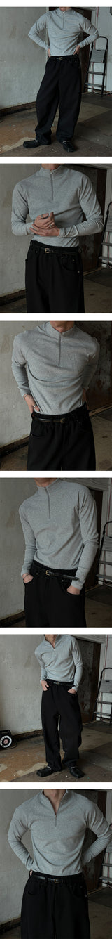 [S/S] Raglan golgi muscle half zip up(2color)