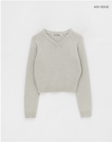[MADE] ステニーVネックニット 50% WOOL
