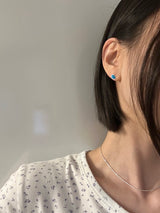 [925silver] エッグターコイズピアス