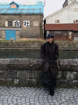 Fine Over Long Hooded Jacket 3C
