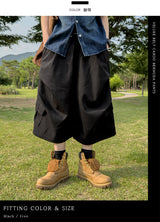 Veluke Belt Cargo Bermuda Pants