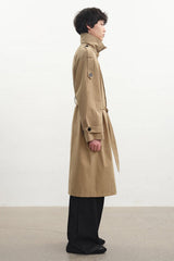 Belted Epaulet Trench Coat
