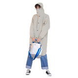 Mask & multi jumper(Oversize fit) Mint-grey - onesize