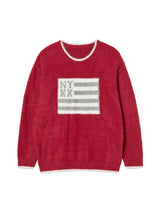 NYX FLAG KNIT RED