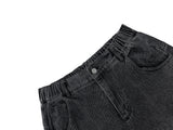 Quiet Black Curved Denim