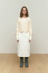 ARCH CHERRY CABLE KNIT [IVORY]