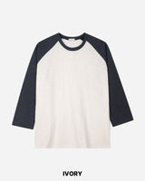 Pitch Slub Three Quarter Sleeve T