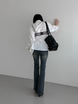 Robelli Two-Way Wrap Cotton Shirt