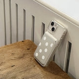 dot magsafe silver card wallet (single product)