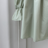 Pony shirring dress