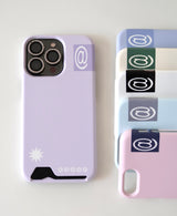 [MADE] at sign card case (purple)
