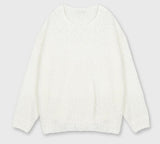 No.0699 C ボートネックルーズニット (4color)