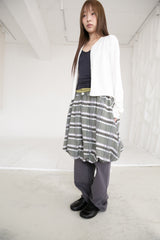 balloon check stopper skirt(2colors)