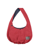 リバーシブルポケットバッグ (RED & NAVY)