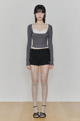 RUBY HOOK SHORTS (SS ver.) black