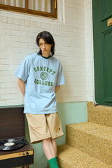 Triple Dream Star Patch Beige Cotton Shorts [For men]