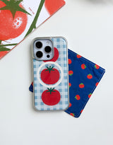  [MADE]トマトソーダ シルバーエポキシ MagSafe iPhoneケース