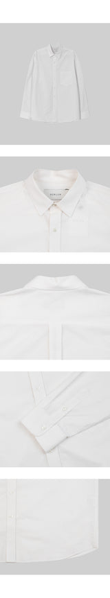 ベーシックコットンシャツ [white]