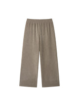 VELVET STRIPE WIDE PANTS (OAT)