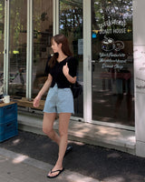 Tendi denim shorts