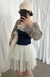 COLLAR BOLERO KNIT CARDIGAN (5COLORS!)