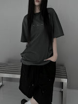 [unisex] pigment cross overfit short sleeve T (2color)