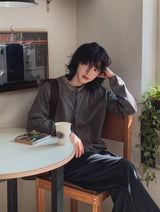 タフストライプワイドスラックス