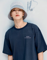 24FW アップサイドダウンベーシックロゴショートスリーブTシャツ クリーム