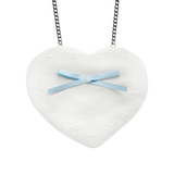 Ribbon Heart Bag _ White