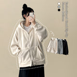 Ronff Embroidery Fleece To Way Hooded Zip-Up