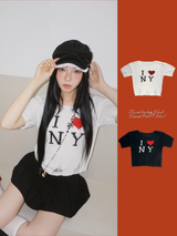 アイラブヴィンテージ半袖ニット Tシャツ