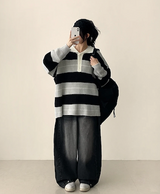 Tay Wapen Color Matching Kara Dangara Knit 