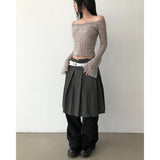 Dot Midi Skirt