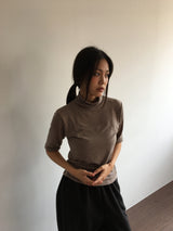 ルネシルキーポロTシャツ (4 Colors)