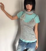 キャットウォッシュドブーツカットデニム