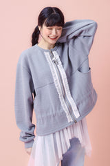 Starring Zip-Up Jacket [Gray]