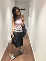 YWD PLEATS SKIRT (2color)