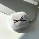 Lace Black Core AirPods Case_matt