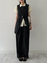 Raschel Nylon Wrap Wide Pants