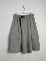 Strap sweat bermuda pants 2C