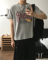 Ink Lettering Short Sleeve T-Shirt