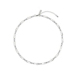 [1048] Square Jewel Necklace