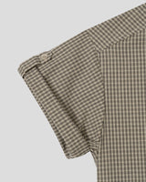 (UNISEX) Fireman Buckle Check Shirt