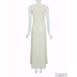 Long knit dress