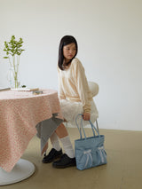 Easy ribbon bag_vintage blue