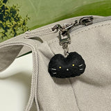 [MADE] Meow Black Cat Key ring